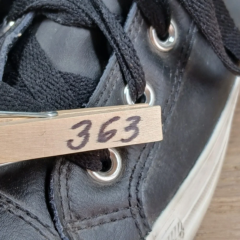 Converse Chuck Taylor All Star Berkshire Boot Hi Kids 4 Black Leather Grunge